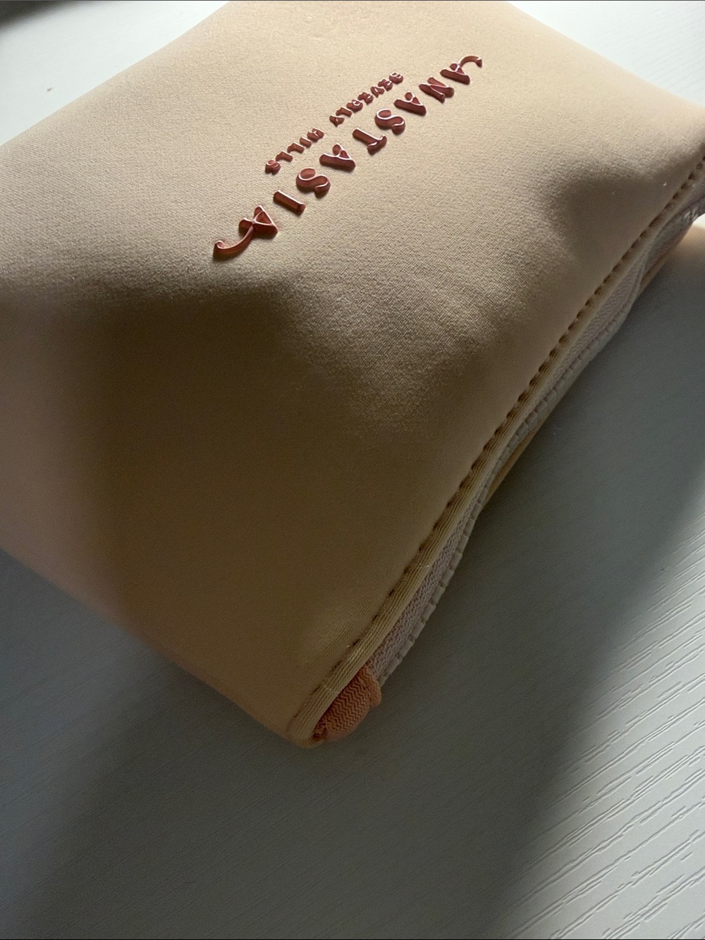 Anastasia Beverly Hills Pastel Baby Blush Pink Cosmetic Pouch - Picture 4 of 4